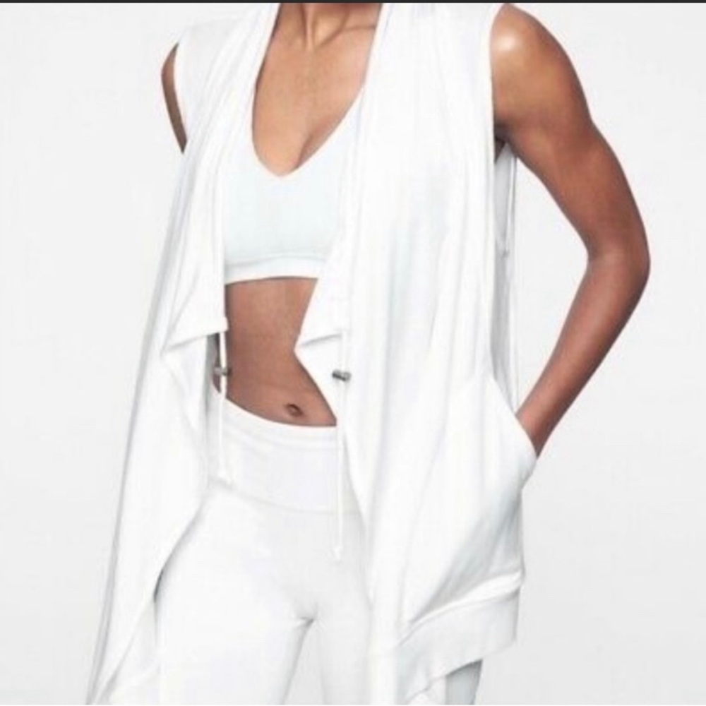 Athleta White Mindset Vest. Size XXS